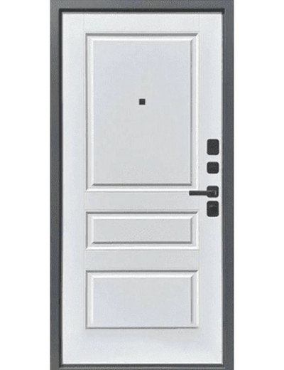 Входная дверь Страж К-8 цвет Velluto Oscure Ag 710/Velluto Bianco AG 700