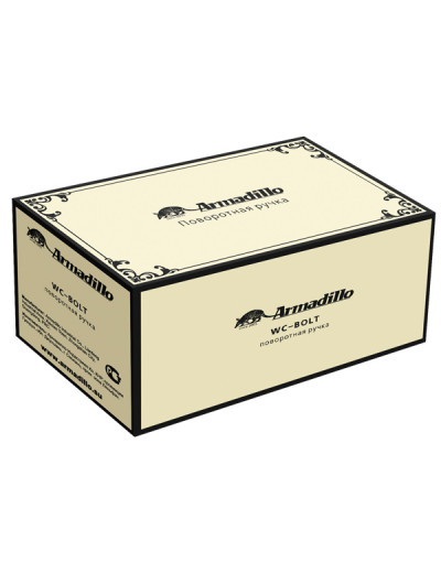 Ручка поворотная WC-BOLT BK6/CL-BB-17 Коричневая бронза