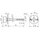 Ручка поворотная SB-30/6-CP-8 (хром)