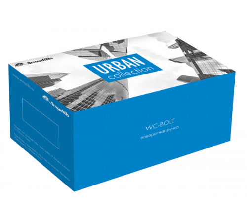 Ручка поворотная WC-BOLT BK6/URB BPVD-77 Вороненый никель