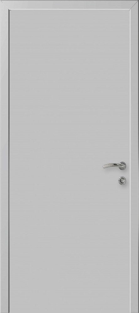 Влагостойкая дверь ДГ EtaDoor RAL 7001 серый