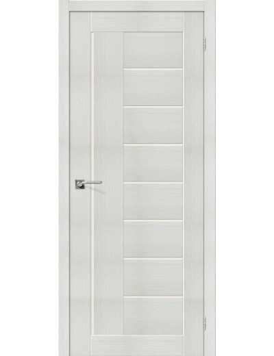 Остекленная межкомнатная дверь Браво-29 цвет Bianco veralinga