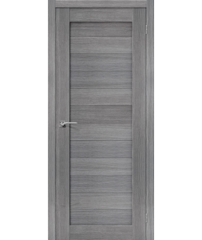 Межкомнатная дверь экошпон браво Порта-21 Grey veralinga 