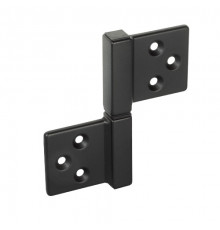 Петля карточная Morelli CH-S 85X82 BL черная