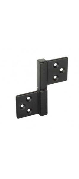 Петля карточная Morelli CH-S 85X82 BL черная