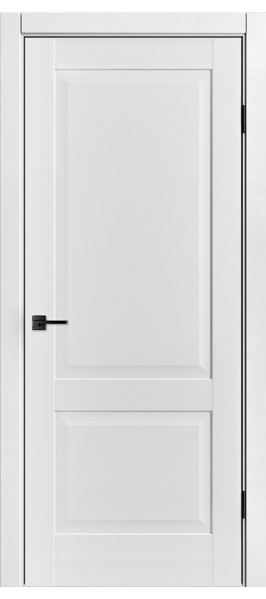 Межкомнатные двери экошпон ДП-2 White Silk глухая