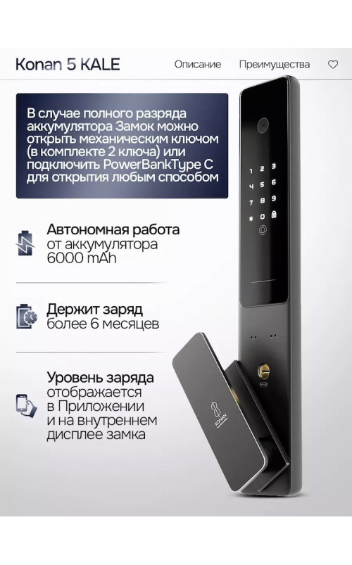 Входная дверь с электронным замком Эволаб Смарт