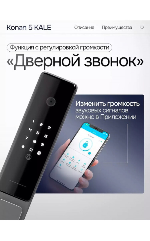 Входная дверь с электронным замком Эволаб Смарт