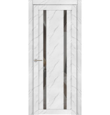 Дверь межкомнатная UniLine Mramor 30006/1 Marable Soft Touch экошпон монте белый