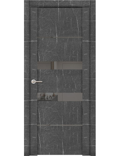 Дверь межкомнатная UniLine Mramor 30037/1 Marable Soft Touch экошпон торос графит