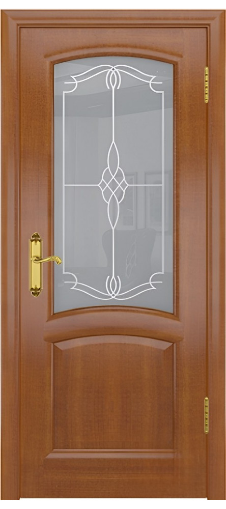 Межкомнатная дверь Ровере анегри со стеклом