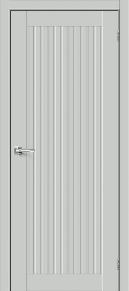 Межкомнатная дверь Браво-40 Grey Silk глухая