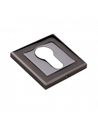 Накладка на цилиндр Adden Bau SC Q001, черный никель-хром