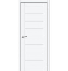Межкомнатная дверь Браво-20 White Silk глухая