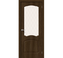 Дверь Альфа-2 Dark Barnwood White Сrystal