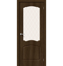 Дверь Альфа-2 Dark Barnwood White Сrystal