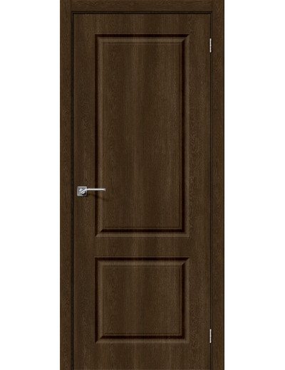 Дверь Скинни-12 глухая цвет Dark Barnwood