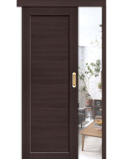 Дверь раздвижная Порта 21 глухая цвет Wenge veralinga
