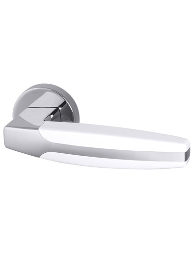 Ручка раздельная ARC URB2 CP/White-14 Хром/белый