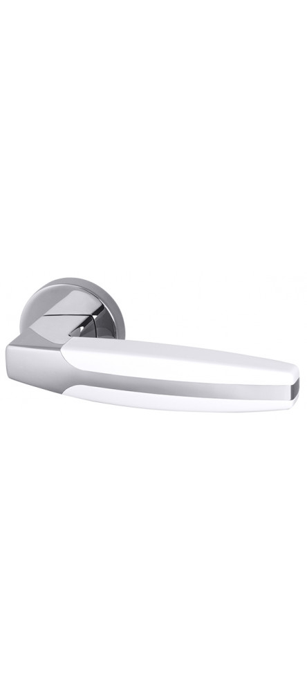 Ручка раздельная ARC URB2 CP/White-14 Хром/белый