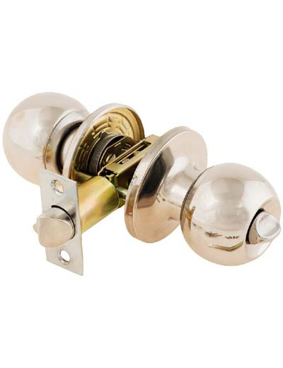 Ручка-защелка Круглая цвет хром
