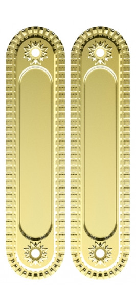 Ручка для раздвижных дверей SH010/CL GOLD-24 Золото 24К
