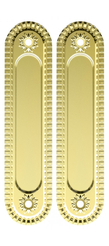 Ручка для раздвижных дверей SH010/CL GOLD-24 Золото 24К
