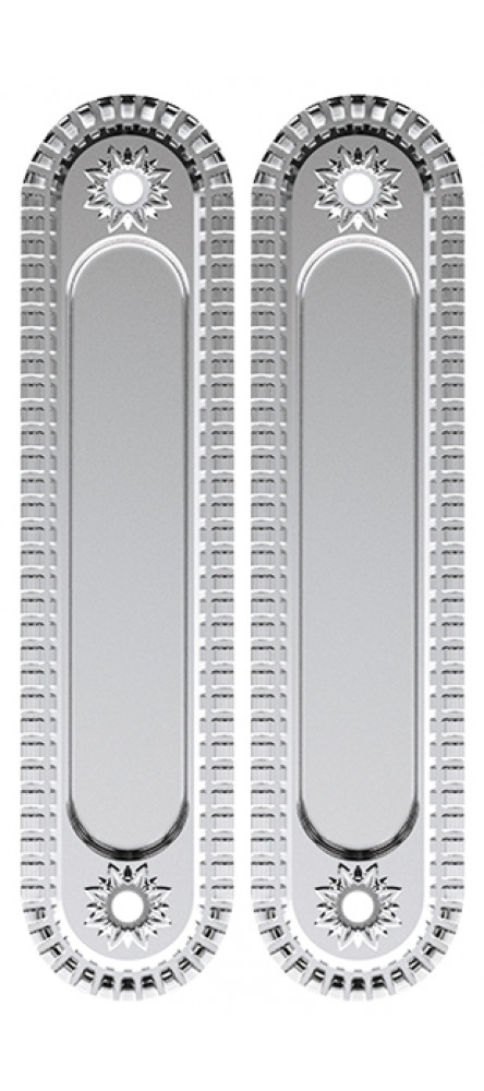 Ручка для раздвижных дверей SH010/CL SILVER-925 Серебро 925
