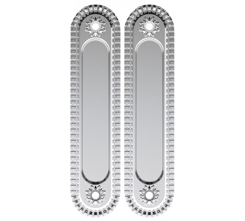 Ручка для раздвижных дверей SH010/CL SILVER-925 Серебро 925