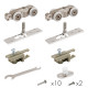Комплект для раздвижных дверей Comfort - PRO SET 1 rollers