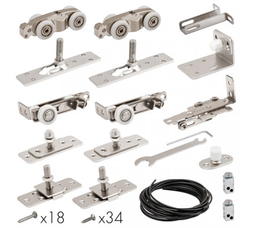 Базовый комплект для телескопического открывания дверей Comfort - PRO SET 5