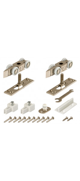 Комплект роликов для раздвижных дверей DIY Comfort 80/4 kit (877+882)