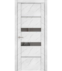 Дверь межкомнатная UniLine Mramor 30037/1 Marable Soft Touch экошпон монте белый