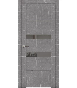 Дверь межкомнатная UniLine Mramor 30037/1 Marable Soft Touch экошпон торос серый